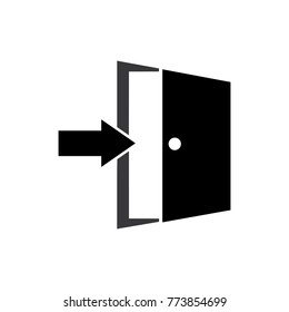 door exit icon logo