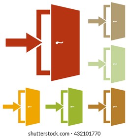 Door Exit sign