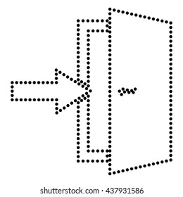 Door Exit sign
