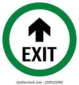 door exit sign - door exit label