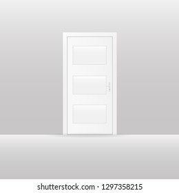 door. flat design. vector illustration
