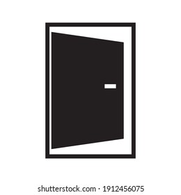 Door flat icon. Single high quality outline symbol for web design or mobile app. Door thin line signs for design logo. eps 10