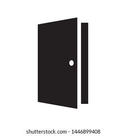 door flat icon vector illustration