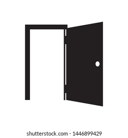 door flat icon vector illustration