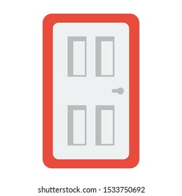 door flat icon. You can be used door icon for several purposes.