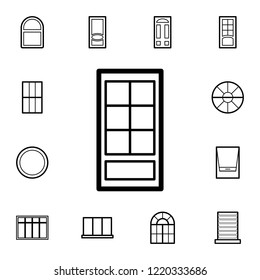 Set 15 Minimal Window Icons Showing Stock Vector (Royalty Free ...