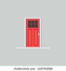 door graphic element Illustration template design