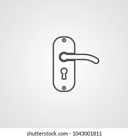 Door handle icon