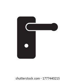 door handle icon design vector ilustration templat