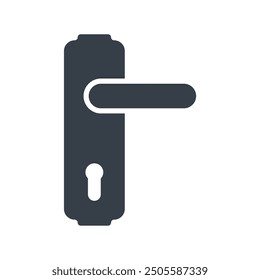 door handle icon design vector template