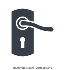 door handle icon design vector template