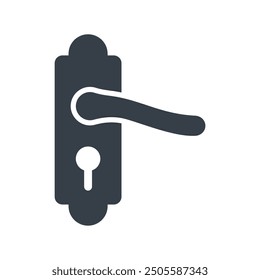 door handle icon design vector template