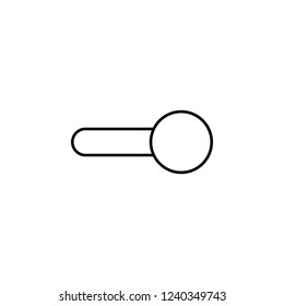 door handle icon. Element of simple icon. Thin line icon for website design and development, app development. Premium icon