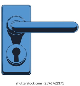 Door handle icon isolated vector illustration on white background
