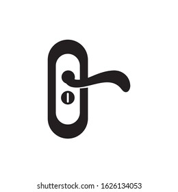 door handle icon logo vector