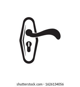 door handle icon logo vector