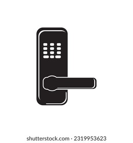 logotipo del icono del mango de puerta,plantilla de ilustración de diseño vectorial.