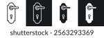 Door handle icon pack for app and website ui designs.