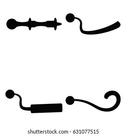 door handle icon set