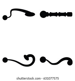 door handle icon set