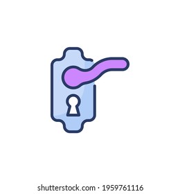 Door Handle icon in vector. Logotype