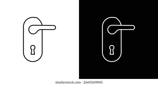 Icono de la manija de la puerta símbolo de signo de Vector