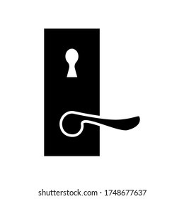 Vector de icono de mango de puerta en moda