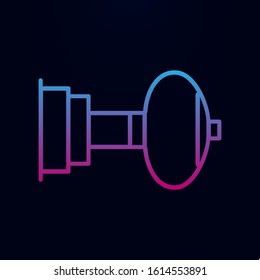 Door handle nolan icon. Simple thin line, outline vector of web icons for ui and ux, website or mobile application