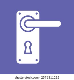 door handle sign symbol vector icon