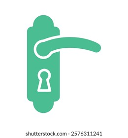 door handle sign symbol vector icon