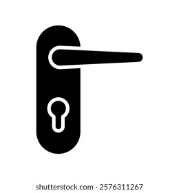door handle sign symbol vector icon