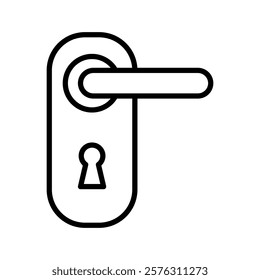 door handle sign symbol vector icon