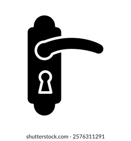 door handle sign symbol vector icon
