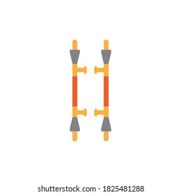 door handle vector design ilustration icon logo templat
