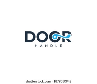 Door Handle Vector Logo Design