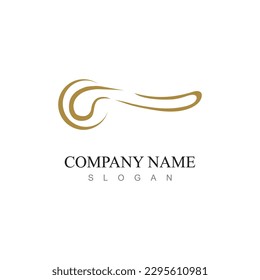 Door handle vector logo and symbol design