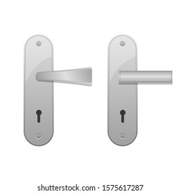 Door handles vector design illustration isolated on white background