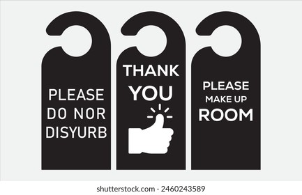 Door hanger design template for your business or company