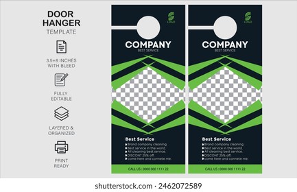 Plantilla de diseño de colgador de puerta para su negocio o empresa