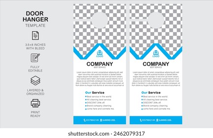 Plantilla de diseño de colgador de puerta para su negocio o empresa