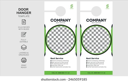 Plantilla de diseño de colgador de puerta para su negocio o empresa