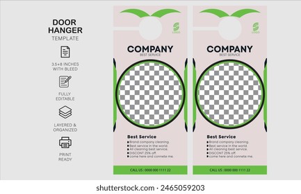 Plantilla de diseño de colgador de puerta para su negocio o empresa