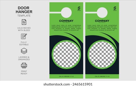 Plantilla de diseño de colgador de puerta para su negocio
