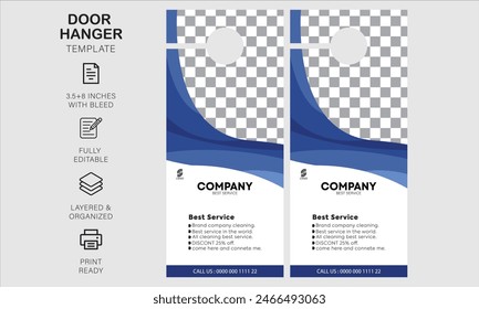Plantilla de diseño de colgador de puerta para su negocio o empresa