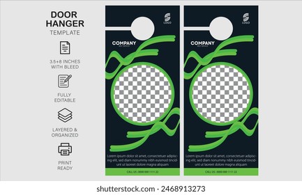 Plantilla de diseño de colgador de puerta para su negocio o empresa