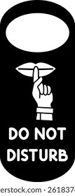 door hanger do not disturb hotel privacy door sign doorknob sign door tag 9422