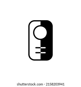 Door Hanger, Hotel Solid Line Icon Vector Illustration Logo Template. Suitable For Many Purposes.