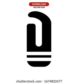 Türhängesymbol oder Logo einzeln auf Zeichen Vektorillustration - hochwertige Vektorsymbole im schwarzen Stil
