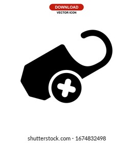 door hanger icon or logo isolated sign symbol vector illustration - high quality black style vector icons
