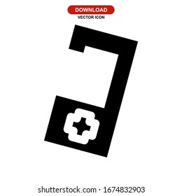 door hanger icon or logo isolated sign symbol vector illustration - high quality black style vector icons
